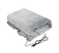 Duroecsain Manta eléctrica USB,Manta térmica | Manta calefactable de Voltaje de Seguridad y acogedora Lavable a máquina para Viajes, hogar y Acampada, 5V/2A