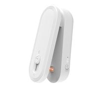 Duroecsain Mini Selladora Y Cortadora De Bolsas - Herramienta Recargable USB Para Cerrar Galletas - Selladora De Bolsas Para Viaje Con Cortador Para Sobras De Fruta Carne Galletas Patatas Preparación