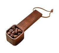 Duroecsain Pala de café, Pala de café de madera,Medidor de madera para café | Agitador para cocinar sopa, cuchara de madera maciza de nogal para condimentos, harina, frijoles