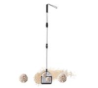 Duroecsain Pala para para Gatos con Mango | Rastrillo Extensible para gallinero, rastrillo Multifuncional con función de Limpieza Reutilizable para, residuos de jardín y Accesorios de Limpieza