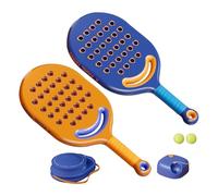 Duroecsain - Pelota de entrenamiento de tenis con cordón, Tenis Trainer Rebounder - Pelota de entrenamiento de tenis con cuerda | Cuerda elástica larga, equipo de práctica de tenis portátil para