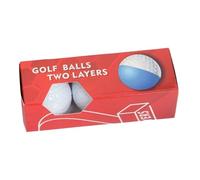 Duroecsain Pelotas de golf deportivas | Golpes de larga distancia x3 y duraderos | Regalo para padre marido amigos equipo portátil para exteriores, ideal para principiantes en curso jardín y