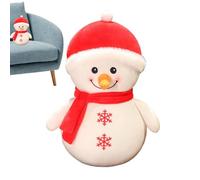 Duroecsain Peluche de Navidad, juguetes de peluche de Navidad | Muñeca de peluche animal alce,Cojín de peluche de alce muñeco de nieve de Navidad de 9,8 pulgadas, lindo animal de peluche,