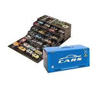 Duroecsain Pequeño coche de juguete,Coches De Remisión Fundido A Presión Juegos Educativos | Juego de 48 Coches Fricción - Para Niños Niñas Guardería Aula Casa Salón Dormitorio Cumpleaños Vacaciones