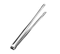 Duroecsain Pinzas de barbacoa para agarrar alimentos, pinzas de cocina de acero inoxidable,Pinzas de cocina para parrilla Pinzas de alimentos de acero inoxidable resistentes al calor | Clips para