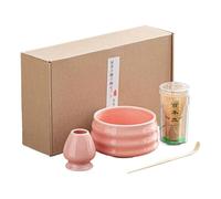 Duroecsain Porta batidor para matcha, juego de batidor y cuchara para matcha - Juego de té natural Set matcha,Robusto kit Matcha para los amantes del Matcha y los principiantes, en casa, en la cocina