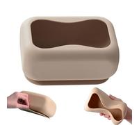 Duroecsain Portapañuelos - Caja De Almacenamiento Con Ventosa Para Cubre Caja De Tejidos,Organizador De Servilletas De Pared Para Decoración Hogar Cocina Baño Sala De Oficina Coche |