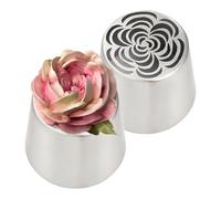 Duroecsain Puntas de tubería establecidas, puntas de tubería - Kit de boquillas para glaseado para cupcakes 2x - Lavavajillas fuerte y floral a de rosa cupcake decoración herramienta de cocina