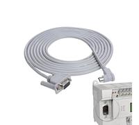 Duroecsain Reemplazo del cable de programación, cable de programa PLC | Cable de programación largo profesional - Cable de programa resistente al desgaste con núcleo de cobre estañado para