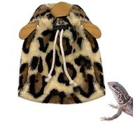 Duroecsain Ropa, disfraz de dragón barbudo, sudaderas de algodón hechas a mano para Lizard Bearded Dragon Crested Gecko Chameleon