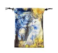 Duroecsain s de s para Tarjetas de Tarot, de Almacenamiento del Tarot,Soporte de Almacenamiento de s con cordón de 13x18 cm - Caso de protección de la Cubierta, Joyas Que Llevan para los entusiastas