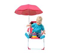 Duroecsain Silla Infantil con sombrilla, Asiento de Camping Plegable, Ligero Resistente al Viento, portátil para jardín, Parque de Vacaciones, Camping, Picnic