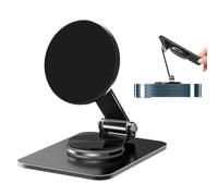 Duroecsain Soporte magnético para teléfono | Base de mesa para Smartphone, Bracket Tablet de acero al carbono con rotación 360° para casa, oficina, viaje, escritorio, soporte para smartphone para