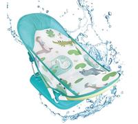 Duroecsain Soporte para el baño para niños pequeños, bañera para niños pequeños | Silla de champú para niños pequeños Bather,Lavado a máquina Lavado portátil para bebé asiento de bañera mentiroso para
