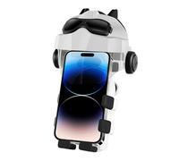 Duroecsain - Soporte para smartphone de moto con parasol, pinza telefónica de liberación rápida para manillar, soporte de moto de alta resistencia antiluz para navegación adulta