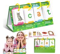 Duroecsain Tarjetas Flash de Aprendizaje para Sight Words,Tarjetas Flash Sight Word,Juegos de Palabras para el Primer Aprendizaje Preescolar | Juego de Palabras, Lectura de Tarjetas de Vocabulario