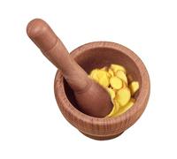 Duroecsain - Tazón de mortero y mortero, juego de mortero y mortero - Tazones de guacamole con ajo y molino de mano,Base antideslizante, herramientas de condimento, gadgets de cocina casera