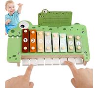 Duroecsain - Teclado para juego musical educativo e interactivo - Juego educativo portátil para la edad preescolar Coordinación mano-ojos juguete viaje casa escuela desarrollo de habilidades