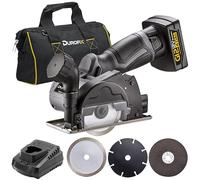 Durofix G12 12V Li-Ion Brushless 7.6 cm Mini herramienta de amoladora angular de corte, con batería de 12 V y cargador, más bolsa de lona