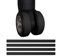 Duronge 4 Piezas Protector de Ruedas de Equipaje Protector Ruedas Maleta, Se Puede Cortar a Cualquier Longitud Se Adapta a Todas Las Ruedas
