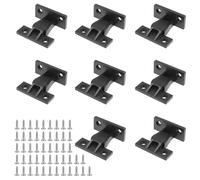 Duronge 8pcs Conectores para gabinetes, conectores para muebles, piezas de cuadro y tablero de suspensión, conectores de fijación para placas de suspensión frecuentes