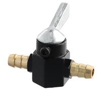 Duronge Grifo de gasolina, interruptor de grifo de gasolina, universal de 8 mm, compatible con scooter, ciclomotor, motocicleta, quad (negro)