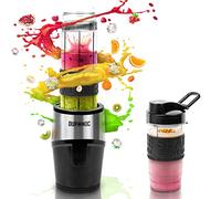 Duronic BL520 Mini Batidora de Vaso 500 W, 2 Vasos 570 + 400 ml., BPA Free