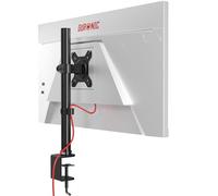 Duronic Brazo de Monitor Individual DM151X1 de Altura Ajustable para Pantallas de PC de 13 a 32 Pulgadas, Soportes de Escritorio con Soporte VESA con Capacidad de 8 kg para Juegos de Escritorio