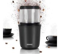 Duronic CG250 Molinillo de café eléctrico 250W y capacidad de 75g - Cuchilla de acero inoxidable para triturar semillas de café - Cappucinos, expreso, americano, café con leche frescos y caseros