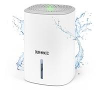 Duronic DH06 WE Deshumidificador Eléctrico Pequeño 23 W, Capacidad 0,8 L | Elimina Humedad, Suciedad y Moho, Autoapagado, Portátil y Mini, para Cocina, Dormitorio, Baño y Armario, Silencioso