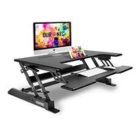 Duronic DM05D1 BK Mesa Gaming para Ordenador Ajustable 16-41 cm, 56 x 92 cm