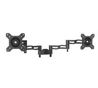 Duronic DM35P2 Brazo Doble para 2 Pantallas | Soporte de Monitor sin Poste | Compatible con Todos los Postes de la Gama DM35 | Incluye 2 Cabezales y 2 Extensiones | Montaje VESA