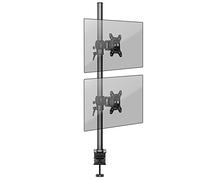 Duronic DM35V2X1 Brazo Vertical para 2 Monitores de Escritorio, VESA 75/100