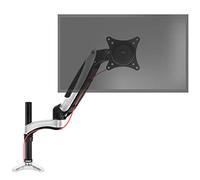 Duronic DM651X2 Brazo para Monitor 15 a 27" de Pared, hasta 8 kg | Brazo de 58 cm con Resorte de Gas, Cabezal, VESA 75 y 100 Giratorio e Inclinable -90°+85°, Incluye Placa