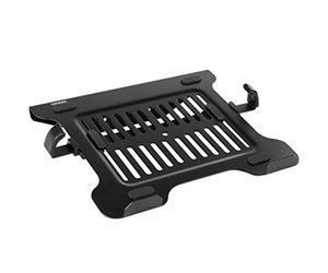 Duronic DML7 Plataforma para Portátil y Tablet, Superficie de 30x35 cm | Bandeja Extra para Portátiles, Enganches Laterales Compatible Solo con Gama de Soportes y Accesorios para Soportes