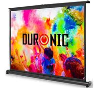 Duronic DPS40 43 Pantalla de Proyector de Sobremesa Formato 4:3 y 40" | 4K Full HD y 3D | Funda de Transporte Plegable y Portátil