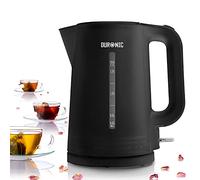 Duronic EK17 BK Hervidor de Agua Eléctrico 2200 W, 1,7 L, Compacto sin BPA