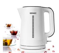 Duronic EK17 WE Hervidor de Agua Eléctrico 2200 W, 1,7 L, Compacto sin BPA