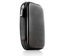 Duronic HDC2 BK Funda para Disco Duro Externo Color Negro | Bolsa de Almacenamiento Disco Duro portátil y Cables | Protección Goma EVA| para Discos Western Digital, Toshiba, Hitachi, Seagate, Samsung