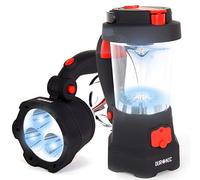 Duronic Hurricane Linterna con Dinamo y USB, 10 LED, Señal de Emergencia | Señal SOS Roja Intermitente, Linterna de 3 LED, para Camping, Senderismo, Jardín y Bricolaje, Recargable y sin Pilas