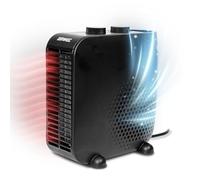 Duronic HV21 Calefactor Eléctrico 2000 W, Posición Vertical u Horizontal | Termoventilador 2 Niveles Potencia, Ventilador Aire Frío, Tamaño Compacto, Protección Sobrecalentamiento, Color Negro