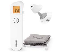 Duronic IRT3W Termómetro Digital con Sensor de Infrarrojos 3 en 1 | Termómetro sin Contacto Ideal Tomar la Temperatura a niños bebés Adultos Objetos | Retroiluminación