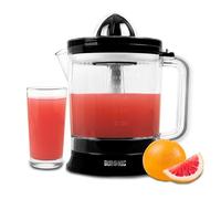 Duronic JE416 Exprimidor de Naranjas Eléctrico 25-40 W | Depósito 1,6 L BPA Free | Filtro de pulpa ajustable | Apto para Lavavajillas | Dos tamaños de Cono | Exprimidor Naranjas Automático