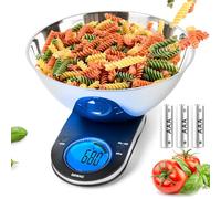 Duronic KS5000 Báscula Digital para Cocina, Balanza Electrónica, Pantalla