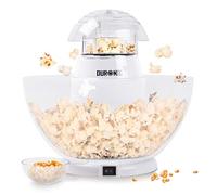 Duronic POP50 WE Máquina de Palomitas, 1200 W y Preparación en 3 Minutos | Cucharón Medidor Sin Aceite, Sistema de Cocción de Aire Caliente, Taza Medidora y Recipiente sin BPA Incluido