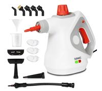 Duronic SC32 WE Limpiador de Vapor de Mano 1050 W, Depósito 350 ml | Limpiador Vapor Portátil Multifunción Depósito 350 ml para Sofá Tejidos Juntas Ducha Horno Fregadero Ventanas