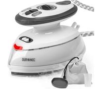 Duronic SI3 WE Plancha de Viaje Mini 400 W con Función Vapor, 110V-230V | Ligera y Compacta, Estuche de Transporte y Accesorios Incluidos, Planche su Ropa en Todas Partes, Color Blanco