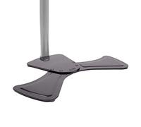 Duronic Soporte DM75 para Poste, Se Fija a Postes DM15 DM25 DM35 DM453 | Base Plana de Monitor Independiente para Escritorio, Acero Resistente, Solución de Instalación Alternativa