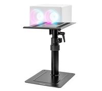 Duronic SPS15 Soporte de Altavoz de Sobremesa, Ajustable de 26, 4 a 40, 5 | Inclinación y Giro, Plataforma de 24 x 20 cm, Soporte de Escritorio de Altavoz, Cine en Casa, Estudio de Grabación
