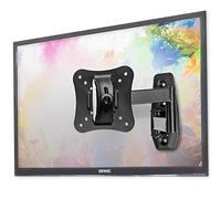 Duronic TVB0920 Soporte TV de Pared | Giratorio para Pantalla de Entre 13" a 30" | Soporta hasta 18kg máx | Soporte Solo Compatible con VESA 50 75 y 100 | Monitor LED LCD Plasma